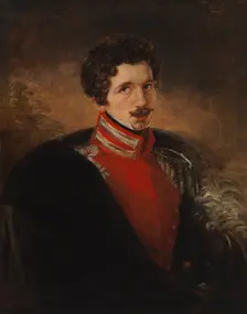 Portrait of Baron R. F. G. Wrede, 1831-1833. Creator: Gustaf Wilhelm Finnberg