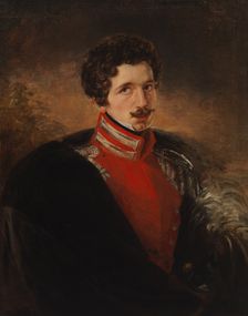 Portrait of Baron R. F. G. Wrede, 1831-1833. Creator: Gustaf Wilhelm Finnberg