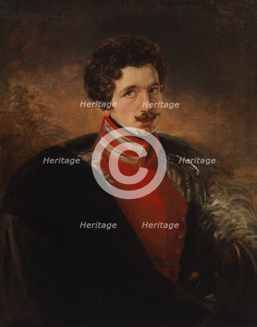 Portrait of Baron R. F. G. Wrede, 1831-1833. Creator: Gustaf Wilhelm Finnberg.
