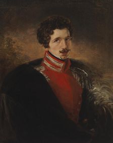 Portrait of Baron R. F. G. Wrede, 1831-1833. Creator: Gustaf Wilhelm Finnberg