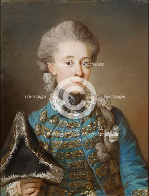 Portrait of Baroness Ulrica Fredrika Cedercreutz (1730-1784), ca 1770. Creator: Lundberg, Gustaf (1695-1786).