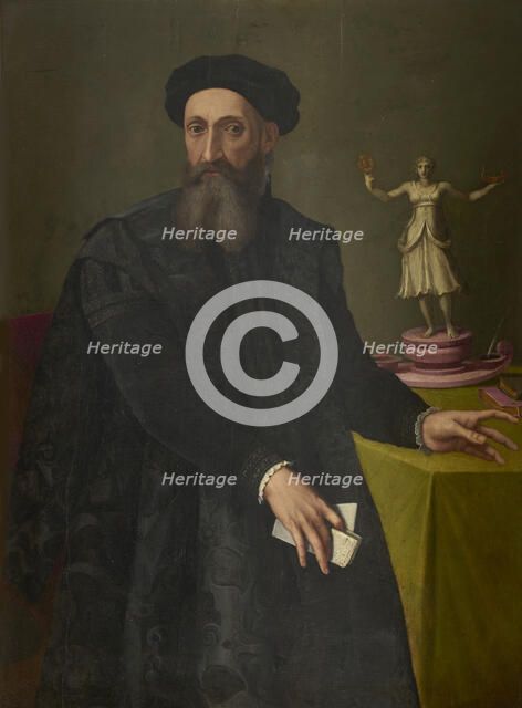 Portrait of Bartolomeo Concini (1507-1578), . Creator: Bronzino; Agnolo (1503-1572).