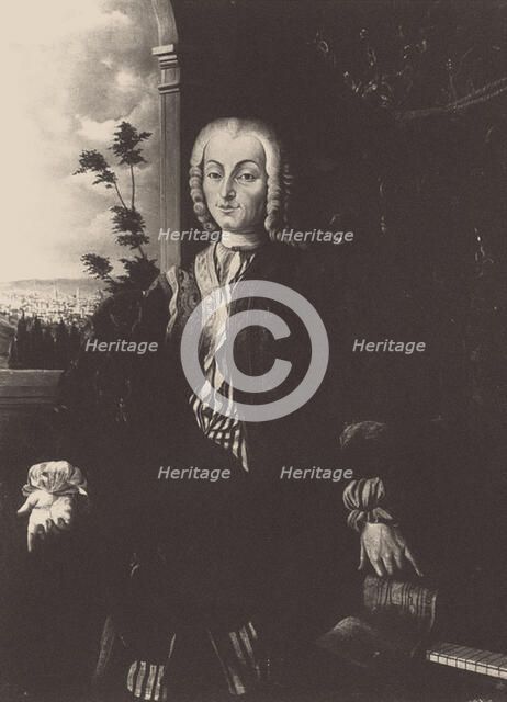 Portrait of Bartolomeo Cristofori (1655-1731), 1726. Creator: Anonymous.