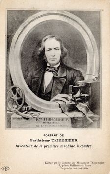 Portrait of Barthélemy Thimonnier (1793-1857), 1900s