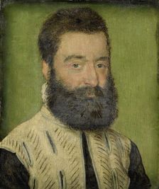 Portrait of Barthélemy Aneau, Head of the Collège de la Trinité in Lyon, c.1535-c.1545. Creator: Corneille de Lyon