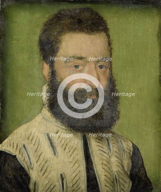 Portrait of Barthélemy Aneau, Head of the Collège de la Trinité in Lyon, c.1535-c.1545. Creator: Corneille de Lyon.