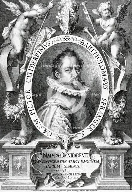 Portrait of Bartholomeus Spranger, 1597. Creator: Jan Muller.