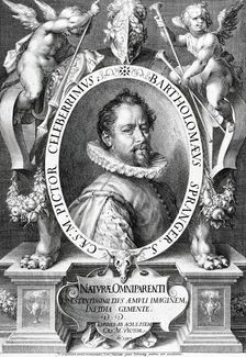 Portrait of Bartholomeus Spranger, 1597. Creator: Jan Muller