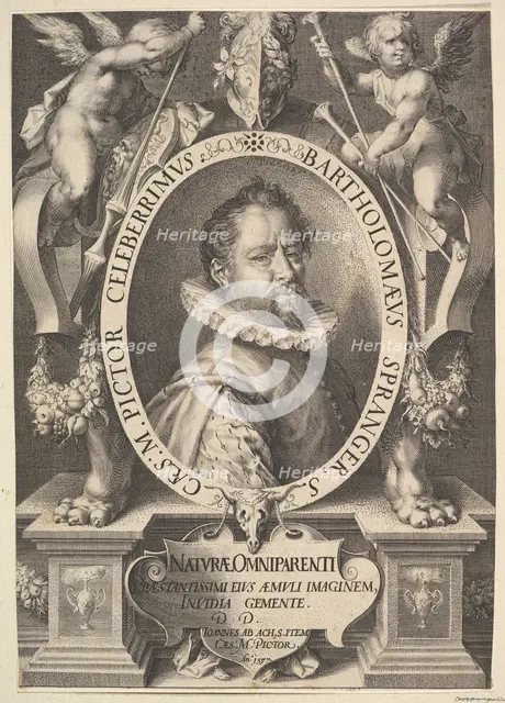 Portrait of Bartholomeus Spranger, ca. 1616. Creator: Jan Muller.