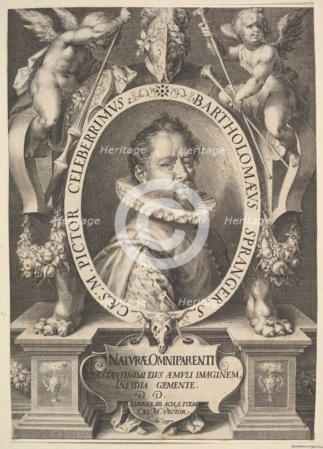 Portrait of Bartholomeus Spranger, ca. 1616. Creator: Jan Muller.