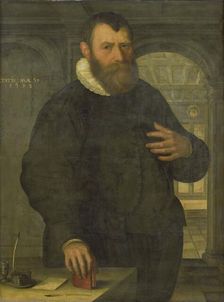 Portrait of Bartholomeus van der Wiere (1534-1603), 1593. Creator: Jan Claesz