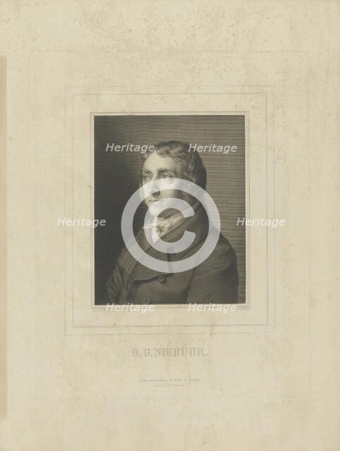 Portrait of Barthold Georg Niebuhr (1776-1831) , c. 1830-1840. Creator: Breitkopf & Härtel.