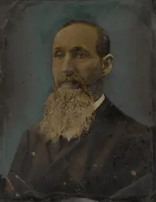 Portrait of bearded man, 1860s-1880s. Creator: Unknown