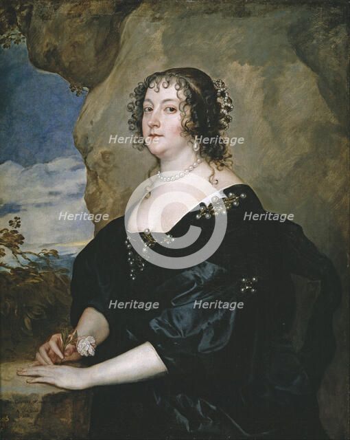 Portrait of Beatrice, Countess of Oxford. Artist: Dyck, Sir Anthony van (1599-1641)
