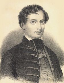 Portrait of Béni Egressy (1814-1851), 1840s