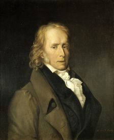 Portrait of Benjamin Constant (1767-1830), 1820. Creator: Roches, Hercule de (active ca 1820-1830)