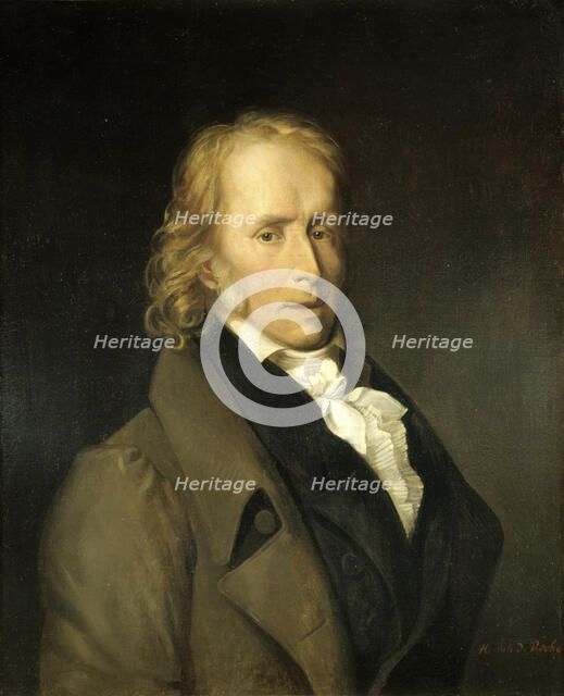 Portrait of Benjamin Constant (1767-1830), 1820. Creator: Roches, Hercule de (active ca 1820-1830).