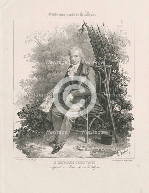 Portrait of Benjamin Constant (1767-1830).