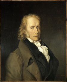 Portrait of Benjamin Constant (1767-1830), writer and politician, c1820. Creator: Hercule de Roche