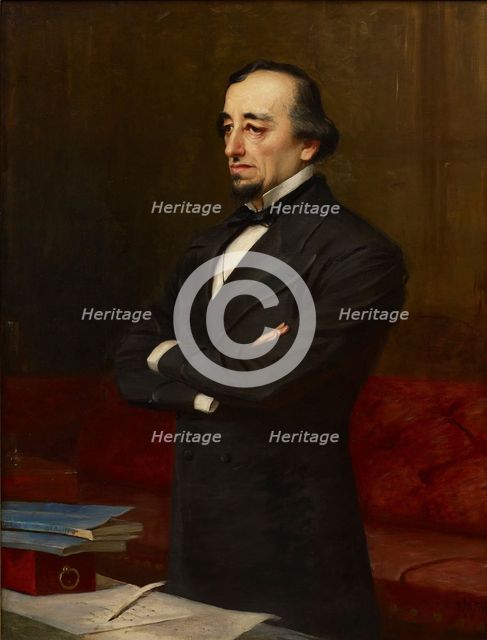 Portrait of Benjamin Disraeli, 1st Earl of Beaconsfield (1804-1881).