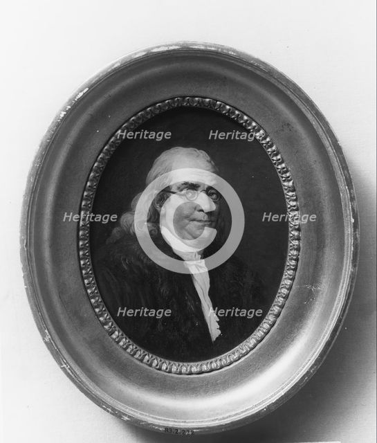 Portrait of Benjamin Franklin, 1776-1883. Creator: Unknown.