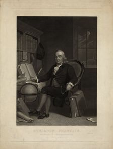 Portrait of Benjamin Franklin , 1847