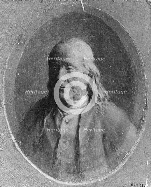Portrait of Benjamin Franklin, ca. 1870-80 (?). Creator: William P. Babcock.