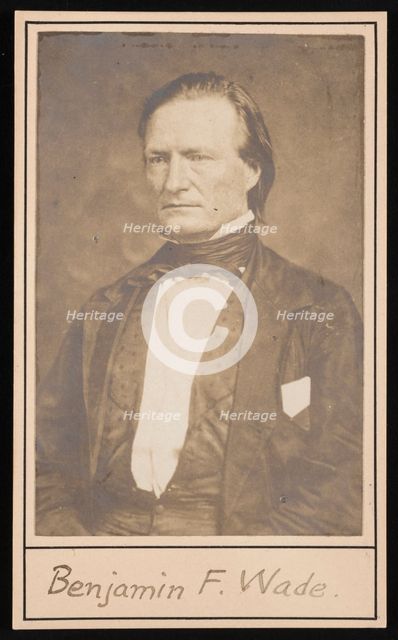 Portrait of Benjamin Franklin Wade (1800-1878), Before 1878. Creator: Unknown.