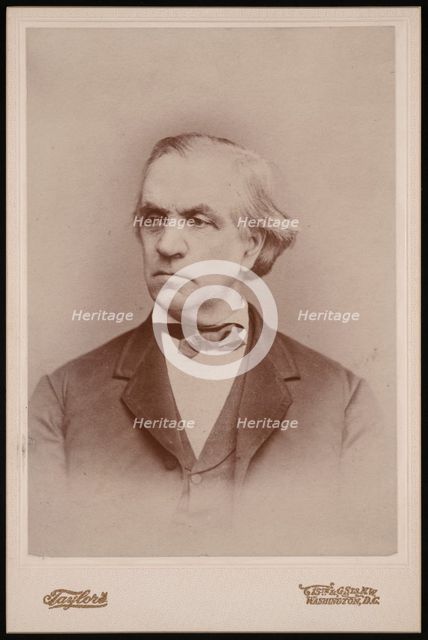 Portrait of Benjamin Stanton (1809-1872), Before 1872. Creator: Taylor's.