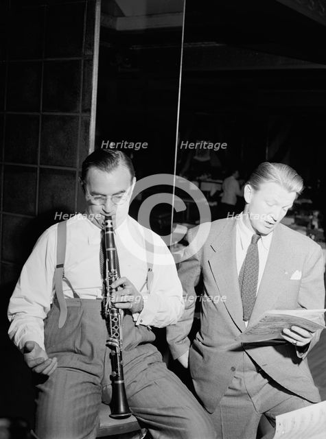 Portrait of Benny Goodman, 400 Restaurant, New York, N.Y., ca. July 1946. Creator: William Paul Gottlieb.