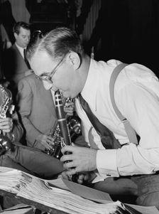Portrait of Benny Goodman, 400 Restaurant, New York, N.Y., ca. July 1946. Creator: William Paul Gottlieb