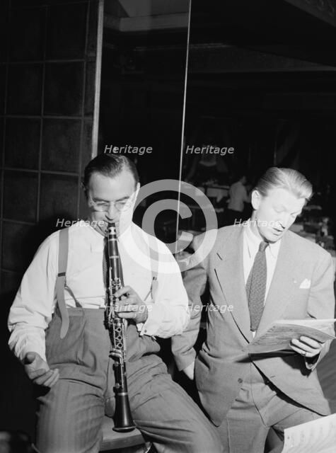 Portrait of Benny Goodman, 400 Restaurant, New York, N.Y., ca. July 1946. Creator: William Paul Gottlieb.