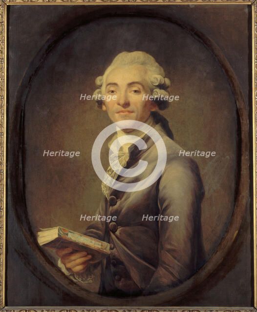 Portrait of Bernard-Germain de Lacépède (1756-1825), naturalist and politician, c1785. Creator: Joseph Ducreux.