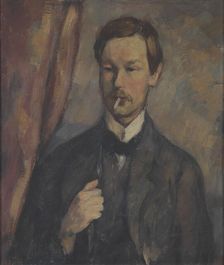 Portrait of Bernard Groethuysen, 1911. Creator: Karl Hofer