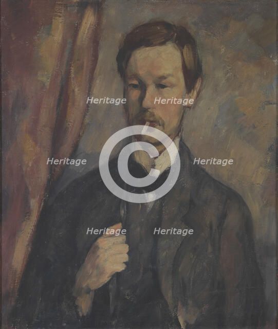 Portrait of Bernard Groethuysen, 1911. Creator: Karl Hofer.