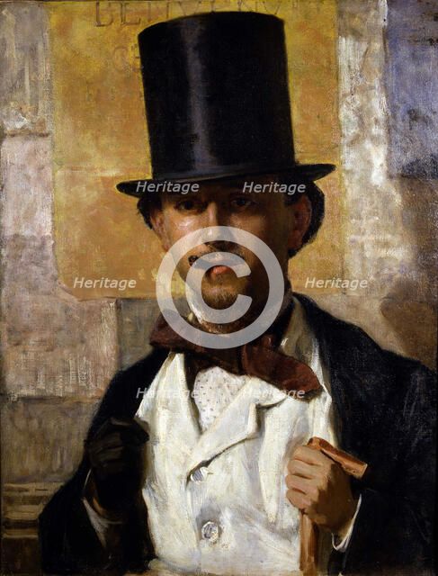 Portrait of Bernardo Celentano (1835-1863), 1859. Creator: Morelli, Domenico (1826-1901).