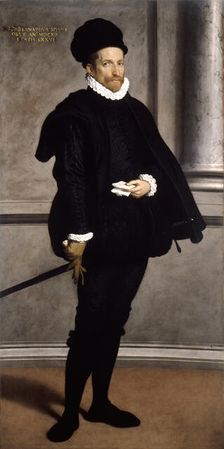 Portrait of Bernardo Spini, ca 1573-1575. Creator: Moroni, Giovan Battista (1520/25-1578)