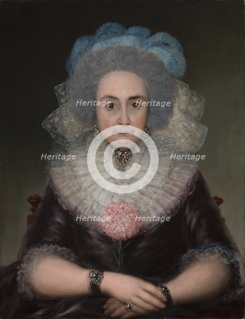 Portrait of Bernarda Tavira (1727-1797) , c1787. Creator: Goya, Francisco, de (1746-1828).