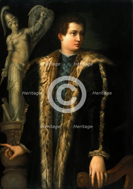 Portrait of Bernardetto de' Medici, ca 1547. Creator: Vasari, Giorgio (1511-1574).
