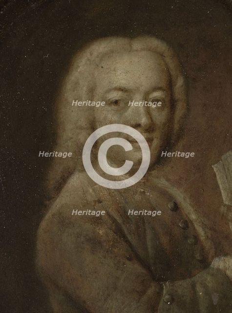 Portrait of Bernardus de Bosch I, Poet and Art Patron in Amsterdam, 1732-1771. Creator: Jan Maurits Quinkhard.