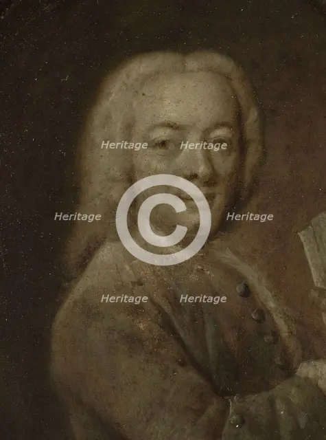 Portrait of Bernardus de Bosch I, Poet and Art Patron in Amsterdam, 1732-1771. Creator: Jan Maurits Quinkhard.