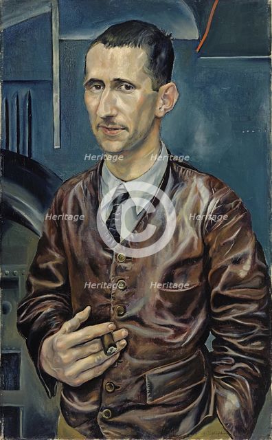 Portrait of Bertolt Brecht, c1926. Creator: Schlichter, Rudolf (1890-1955).