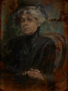 Portrait of Berta Dylion, c1917. Creator: Olga Boznanska