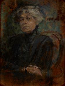 Portrait of Berta Dylion, c1917. Creator: Olga Boznanska