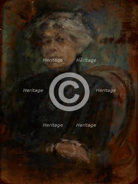 Portrait of Berta Dylion, c1917. Creator: Olga Boznanska.