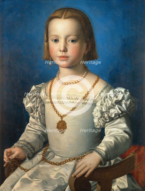Portrait of Bia de' Medici, 1542. Artist: Bronzino, Agnolo (1503-1572)