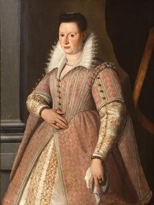 Portrait of Bianca Cappello (1548-1587), 16th century. Creator: Santi di Tito (1536-1603)