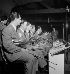 Portrait of Bill Cogliano, Joseph Kowalewski, Carl Ottobrino, Stanley Kraft...New York, N.Y., 1947. Creator: William Paul Gottlieb