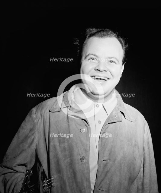 Portrait of Billy Butterfield, Columbia studio(?), New York, N.Y., ca. Mar. 1947. Creator: William Paul Gottlieb.