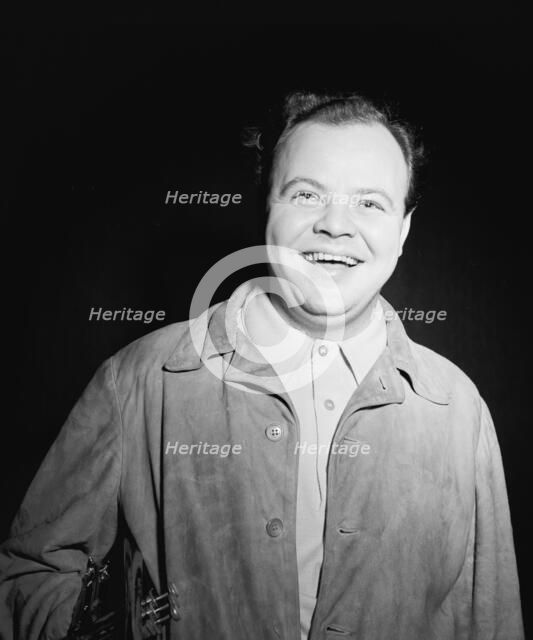 Portrait of Billy Butterfield, Columbia studio(?), New York, N.Y., ca. Mar. 1947. Creator: William Paul Gottlieb.